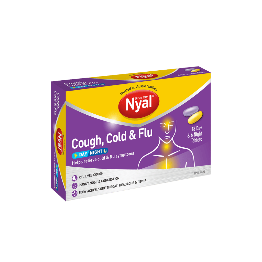 Nyal Cough, Cold & Flu Day & Night 24 Tablets