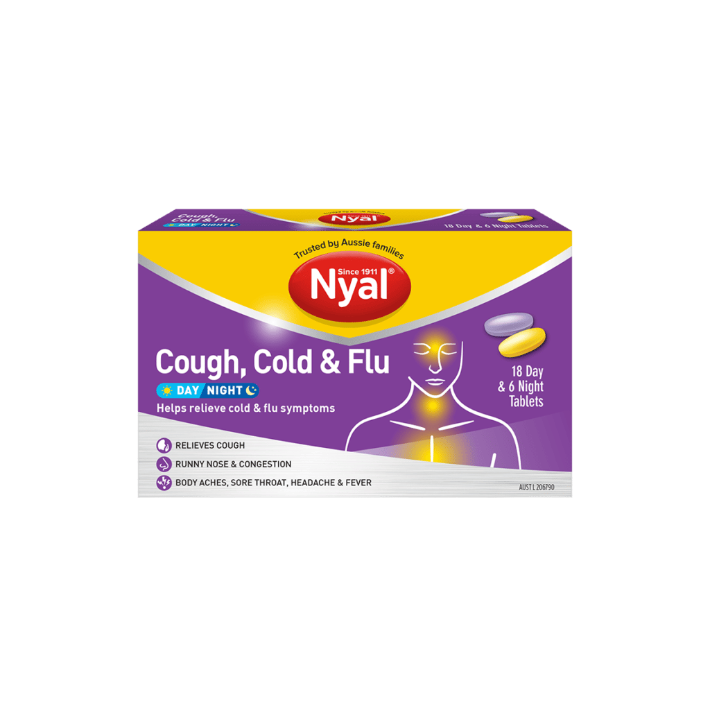Nyal Cough, Cold & Flu Day & Night 24 Tablets