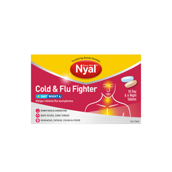 Nyal Cold & Flu Fighter Day & Night 24 Tablets