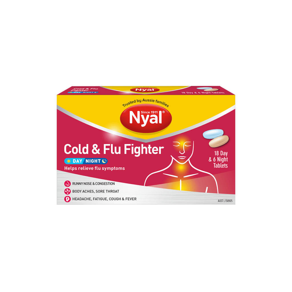 Nyal Cold & Flu Fighter Day & Night 24 Tablets