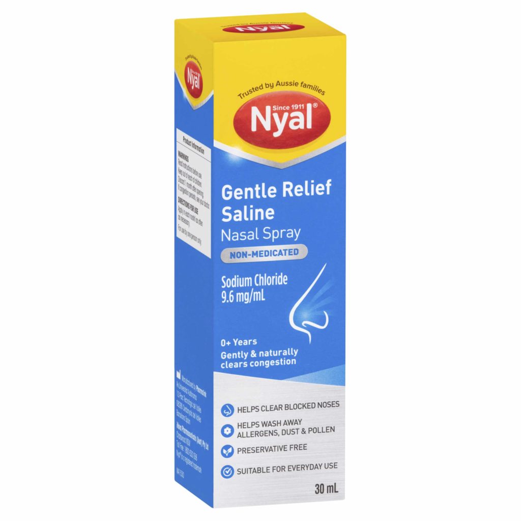 Nyal Gentle Relief Saline Nasal Spray 30mL