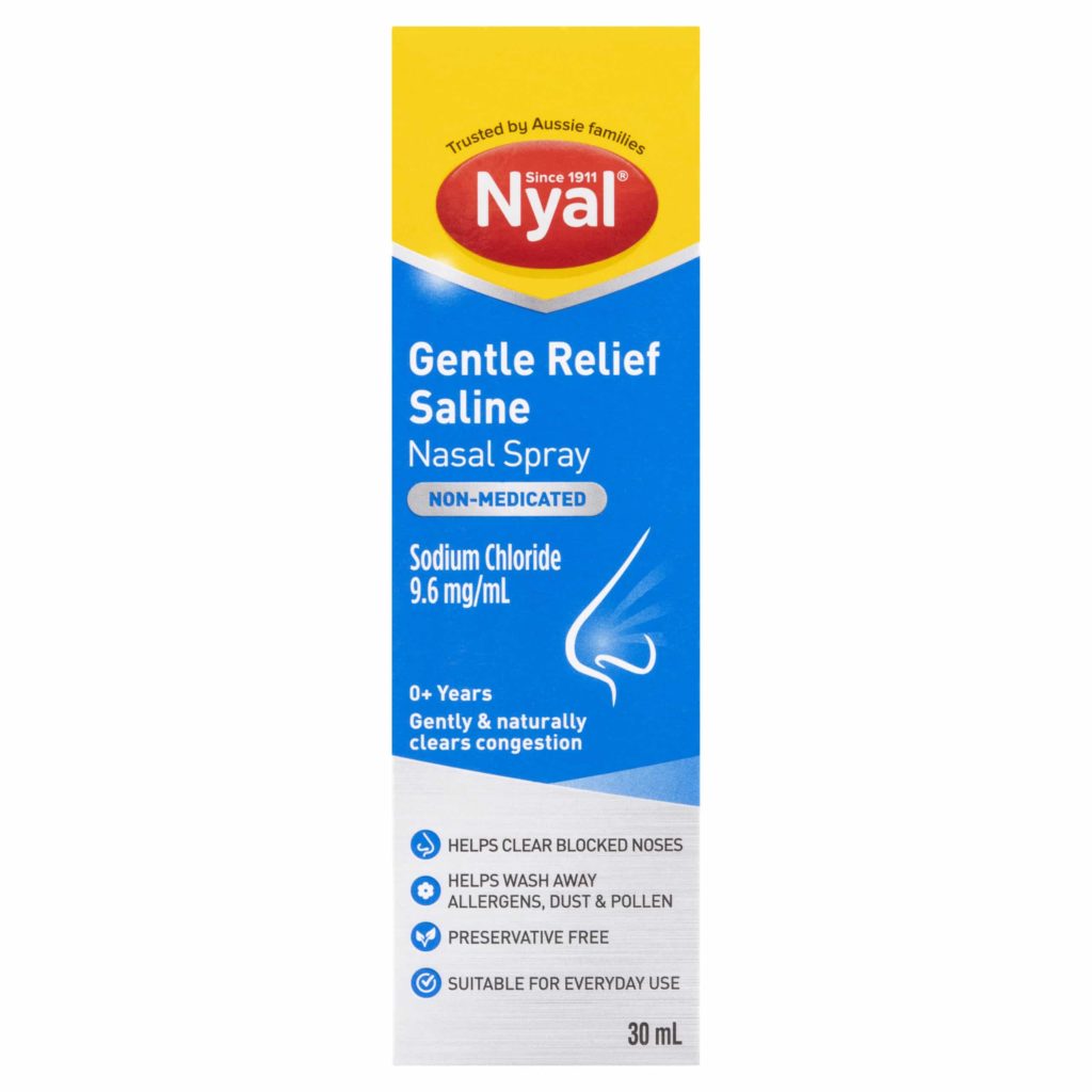 Nyal Gentle Relief Saline Nasal Spray 30mL NYAL