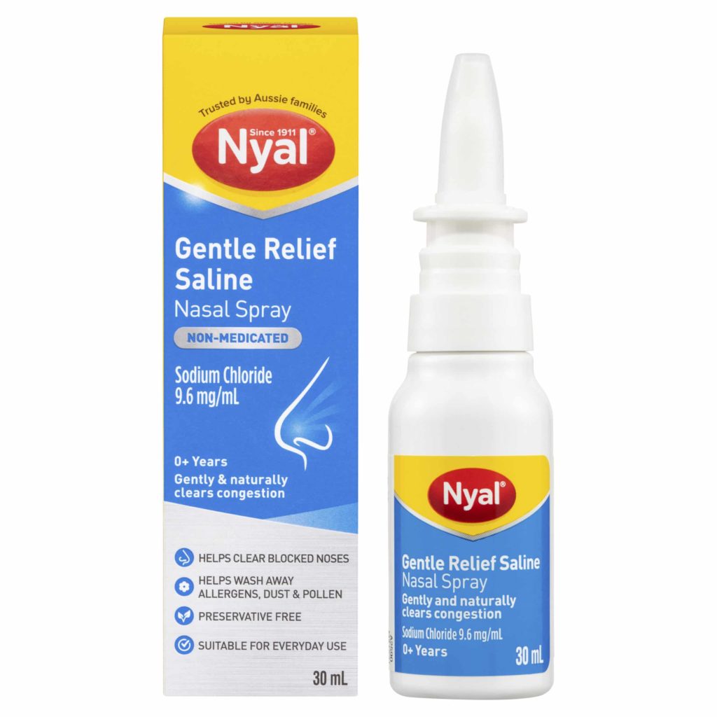 Nyal Gentle Relief Saline Nasal Spray 30mL