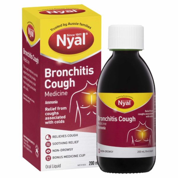 Nyal Bronchitis Cough Medicine 200mL NYAL