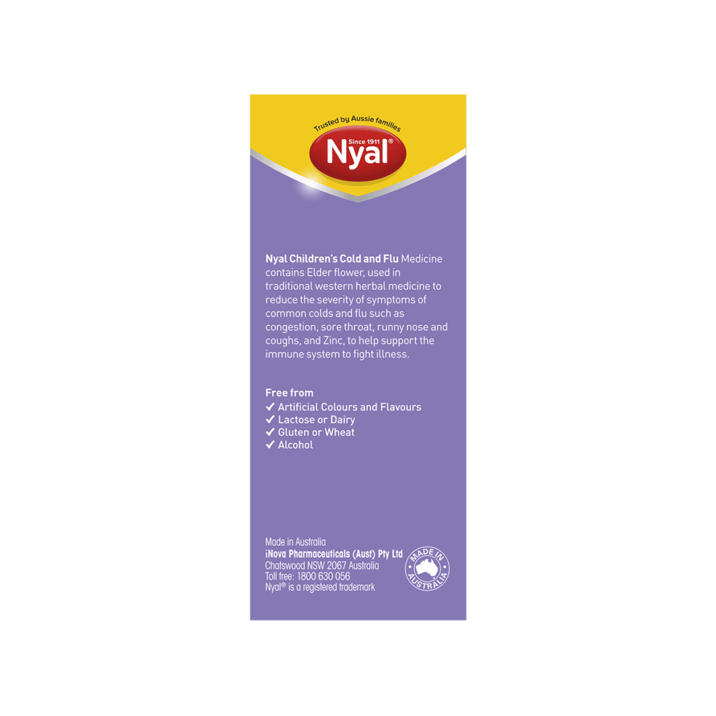 Nyal Children's Cold & Flu Medicine 2 Years+ 200mL