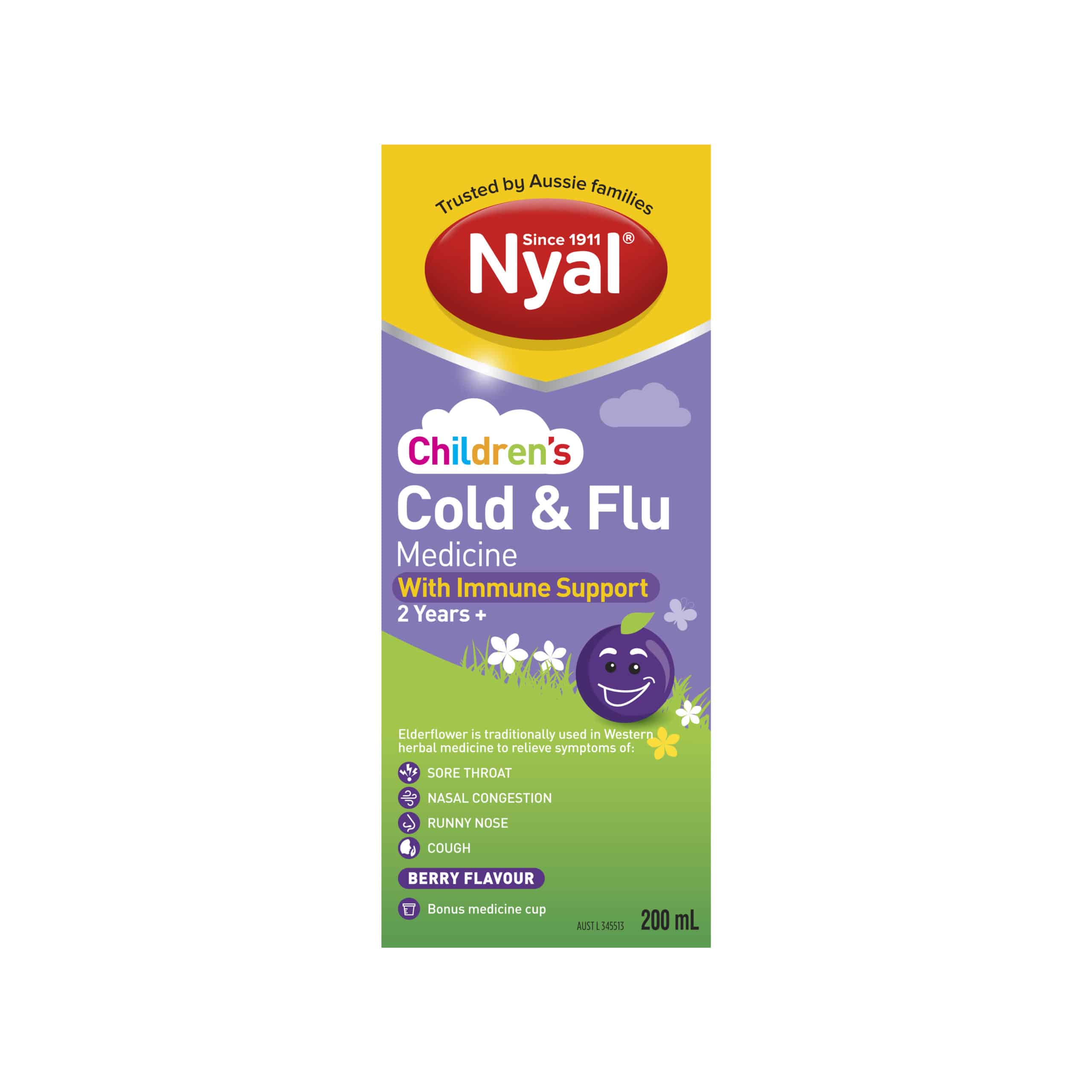 Nyal Children's Cold & Flu Medicine 2 Years+ 200mL Nyal