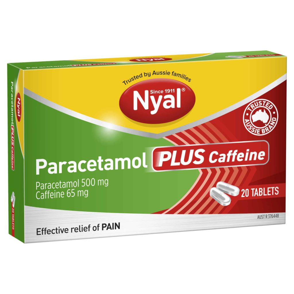 Nyal Paracetamol Plus Caffeine 20 Tablets