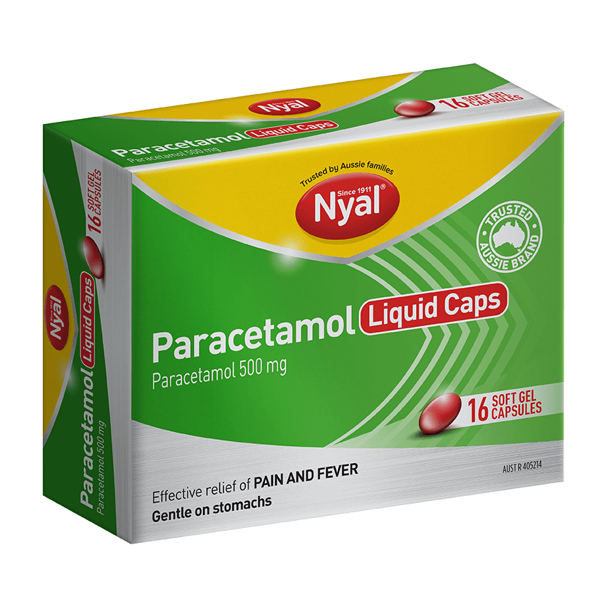 Nyal Paracetamol Liquid Capsules 16