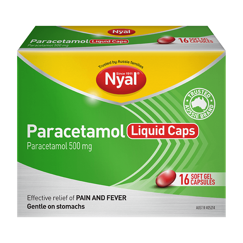 Nyal Paracetamol Liquid Capsules 16