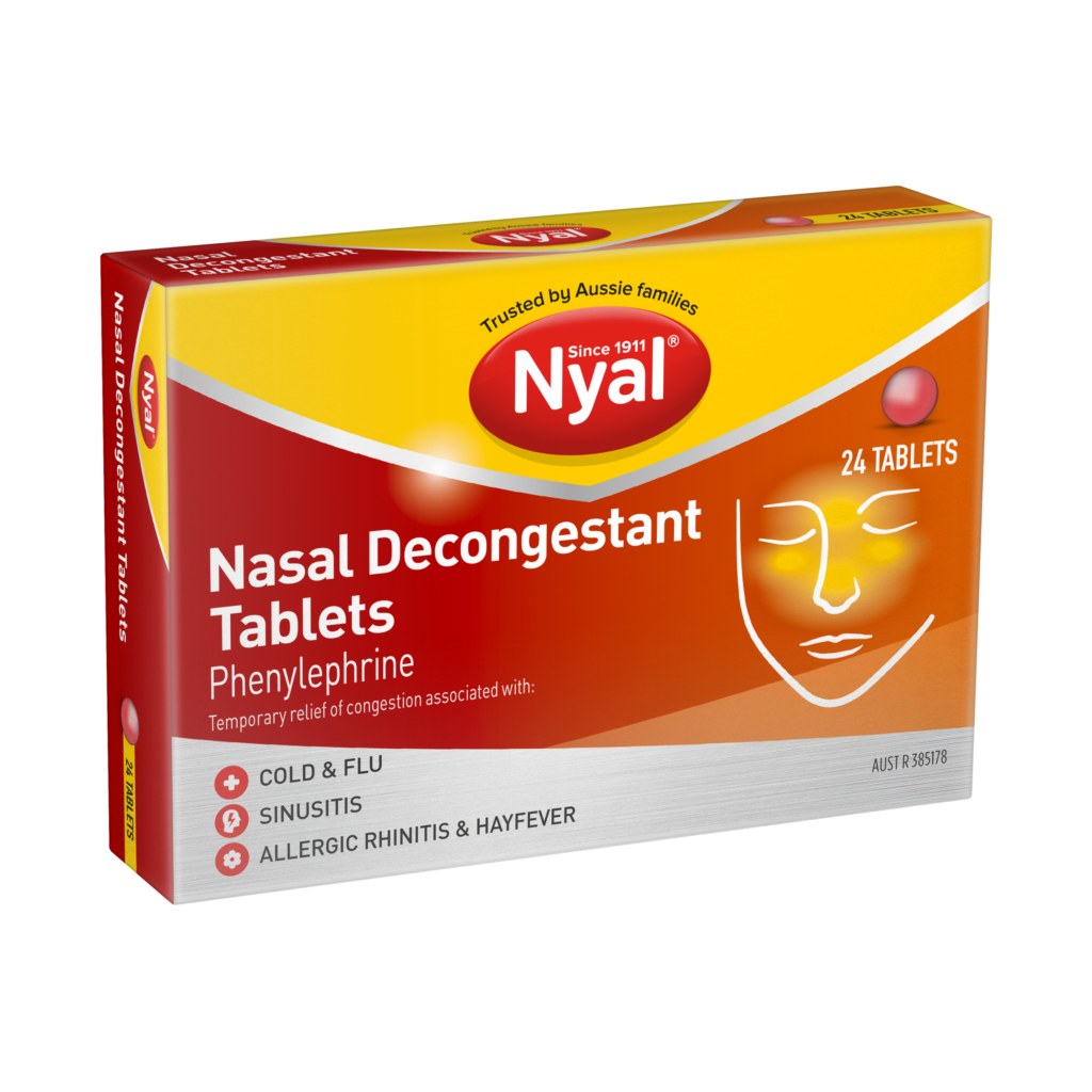 Nyal Nasal Decongestant Tablets 24 Pack