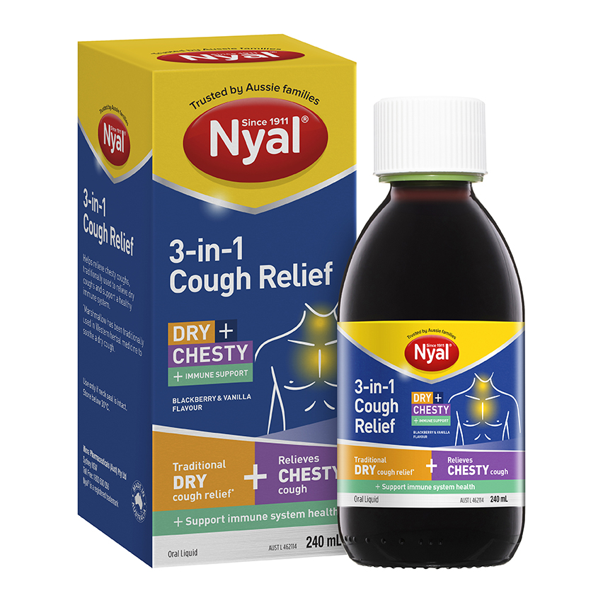 Nyal 3 in 1 Cough Relief