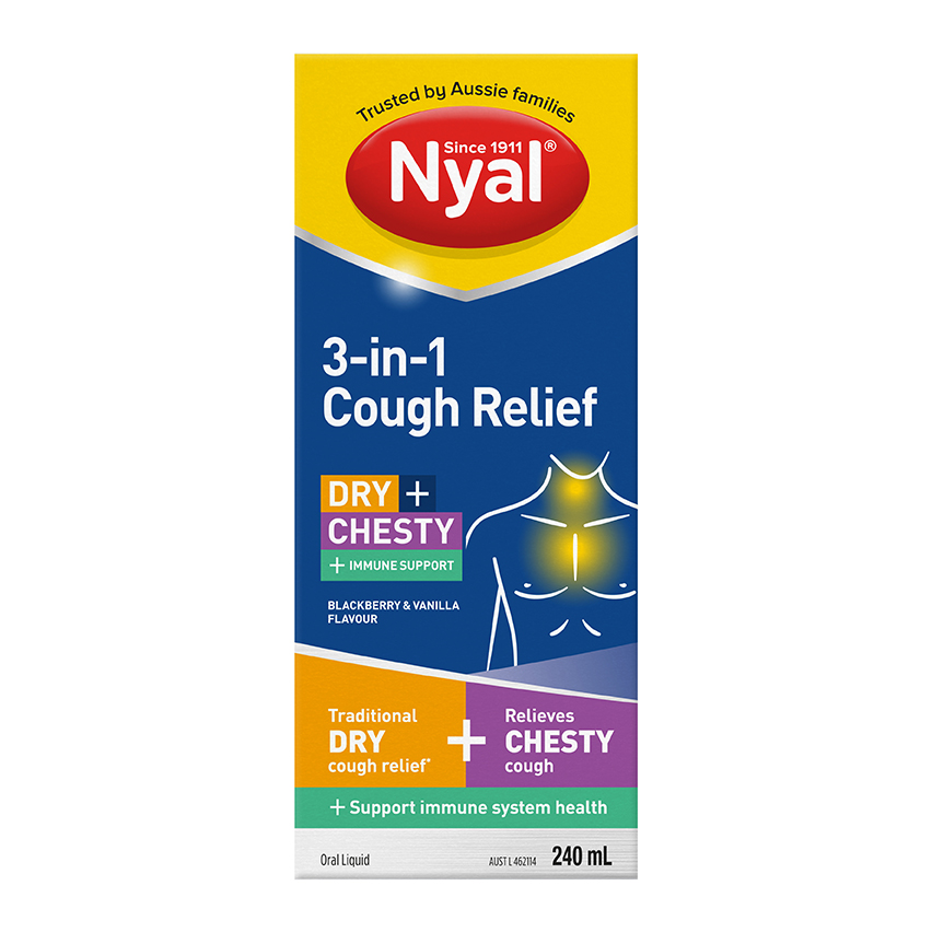 Nyal 3 in 1 Cough Relief